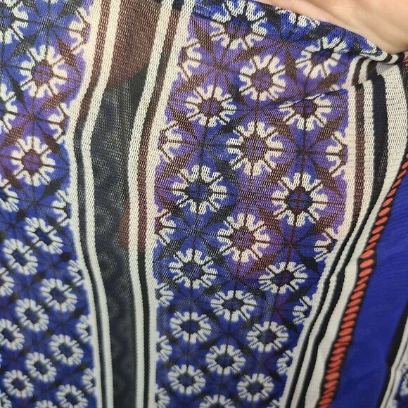 INC International Concepts Sheer Boho Blouse. **No Cami - Picture 5 of 10